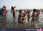 open river bath nude india
