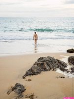 Naked Man On Beach by Stocksy Contributor Dreamwood Photography