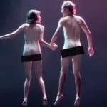 You cant unsee these naked couples jumping in slow-mo
