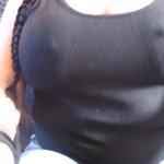 Big Sexy Titties Hard Nipples See Thru Top Bouncing Flexing Boobs