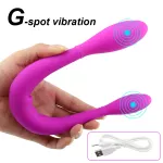 Podwjne Dildo Dildo adowanie USB Wibrator Silikonowe Lesbijskie Vagina Anal Wibrator G Spot Clitoris Stymulator Intymna Kobieta Sex Toy MX191219 Od 4961 z DHgate