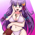 Half Body GTS Commission Patchouli Touhou sizetwitter giantess boobs