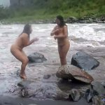 bhabhi naked bath on river