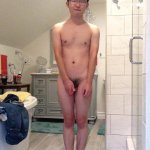 boy stripped naked