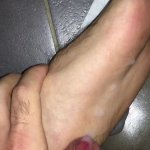self footjob