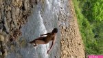 open river bath nude india